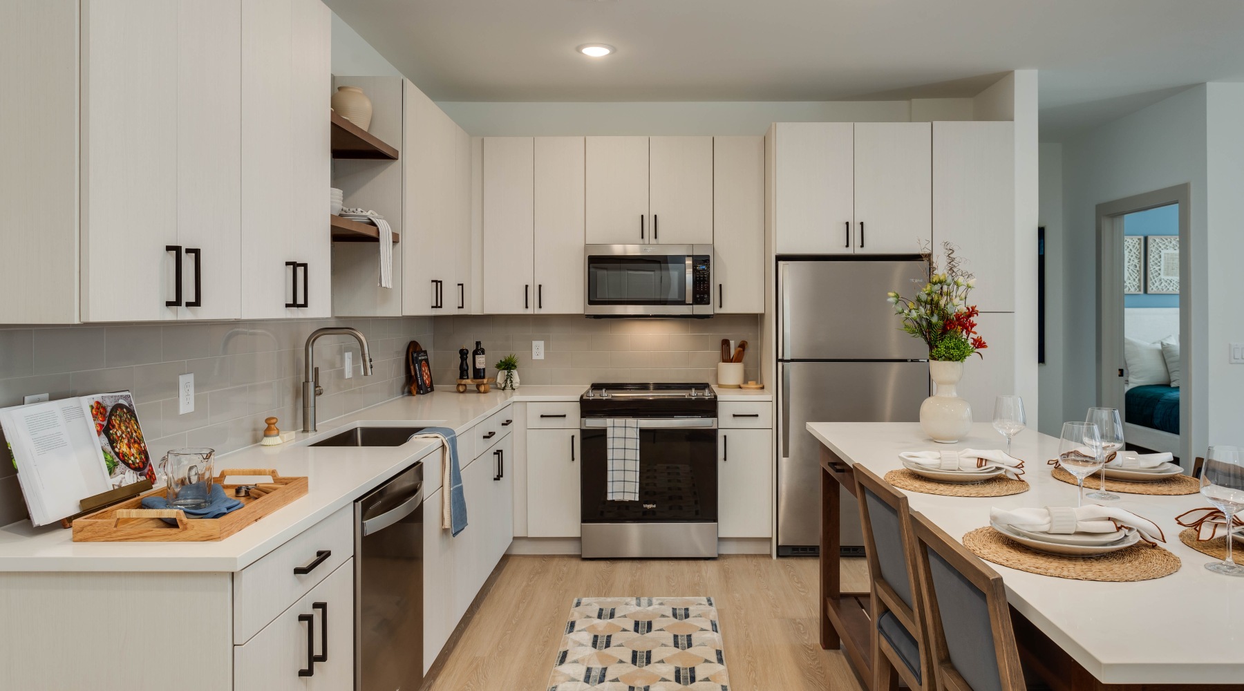 Sleek, Modern Stainless-Steel Appliances in the Kitchen Sleek, Modern Stainless-Steel Appliances in the Kitchen